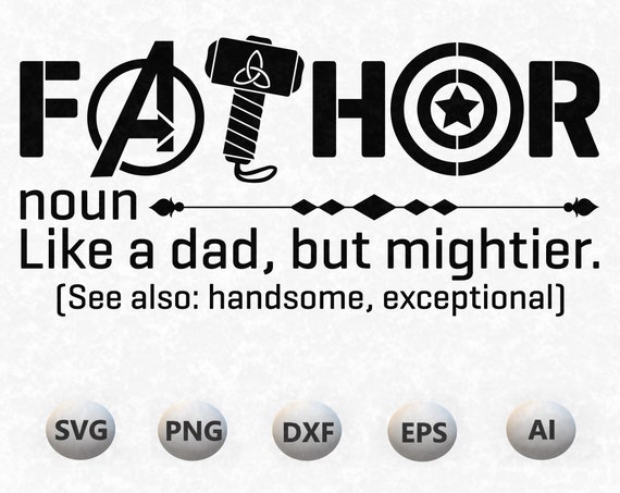 Fa-Thor The Man The Myth The Legend Father's Day Gif T-Shirt Fa-Thor The Man The Myth The Legend Father's Day Gif T-Shirt