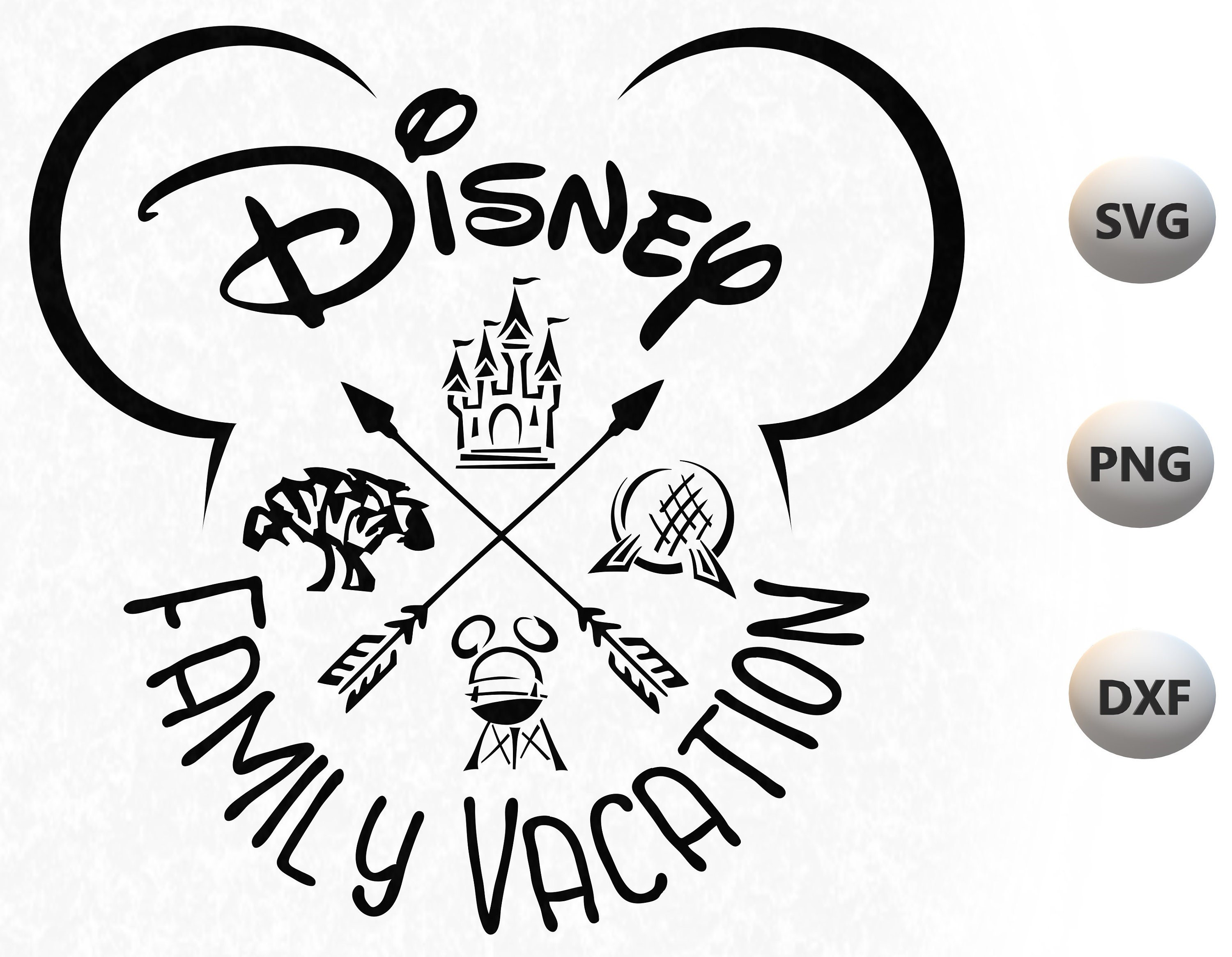 Family Vacation SVG Disney Family Vacation Svg Png Dxf Etsy UK