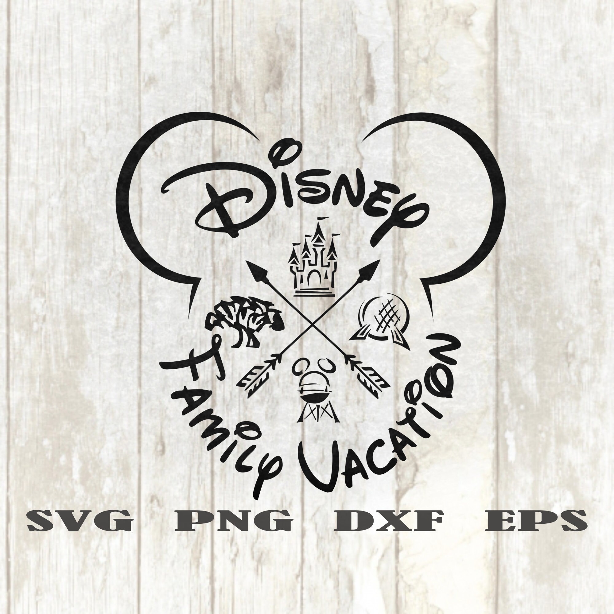 Family Vacation SVG, Disney Family Vacation svg, png, dxf, Silhouette…