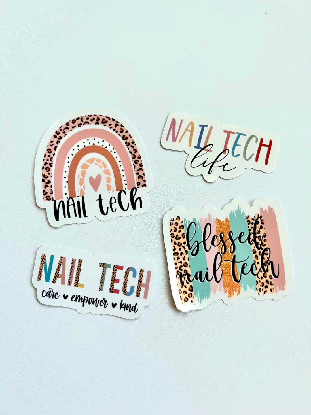 Vinyl Boho Nail Tech Sticker Bundle! - Water Resistant - Etsy