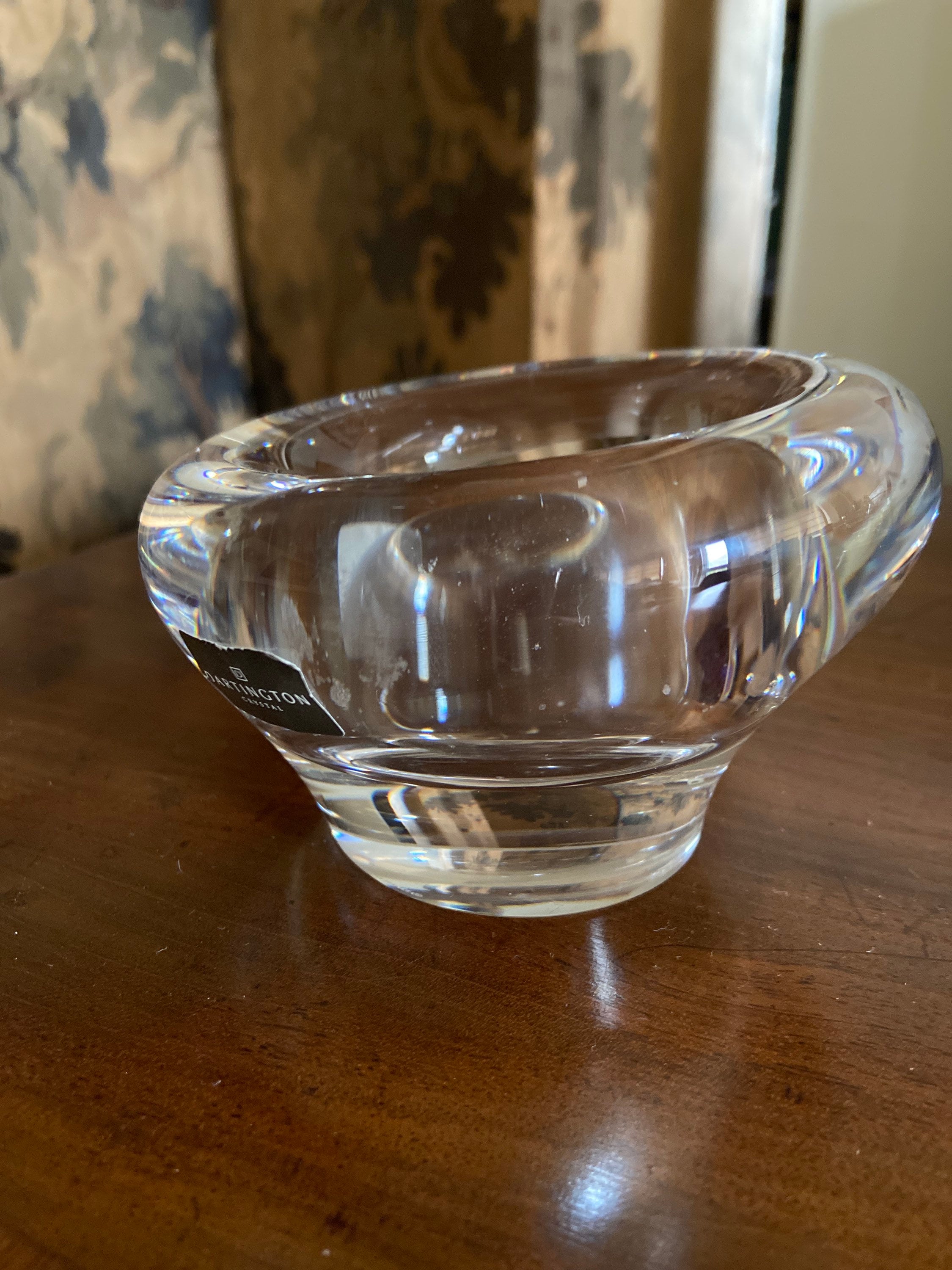 Dartington Glass Asymmetric Bowl Etsy