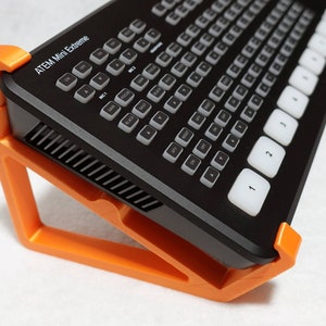 Stand for ATEM Mini Extreme with two different angle settings for your convenience