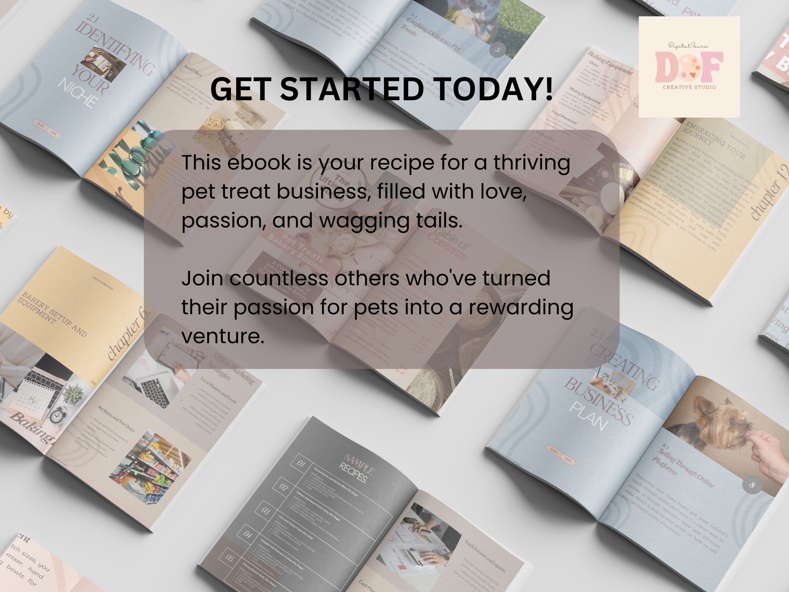 Ultimate Guide Homebased Pet Bakery Business, Small Business Ebook