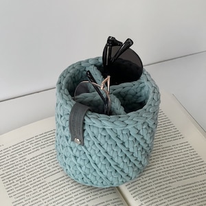Soft Eyeglass holder 4 compartment, glasses storage stand four pairs.