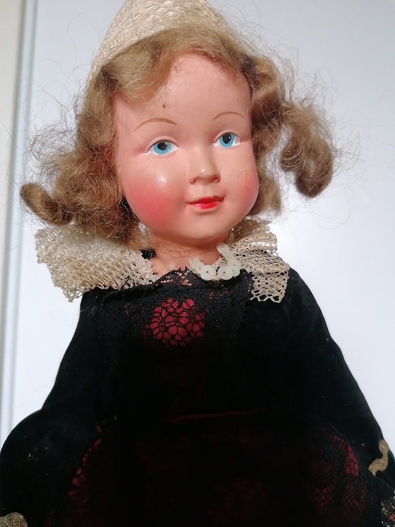 Poupée ancienne Petitcollin Celluloïd Jeanne d'Arc - 25 cm