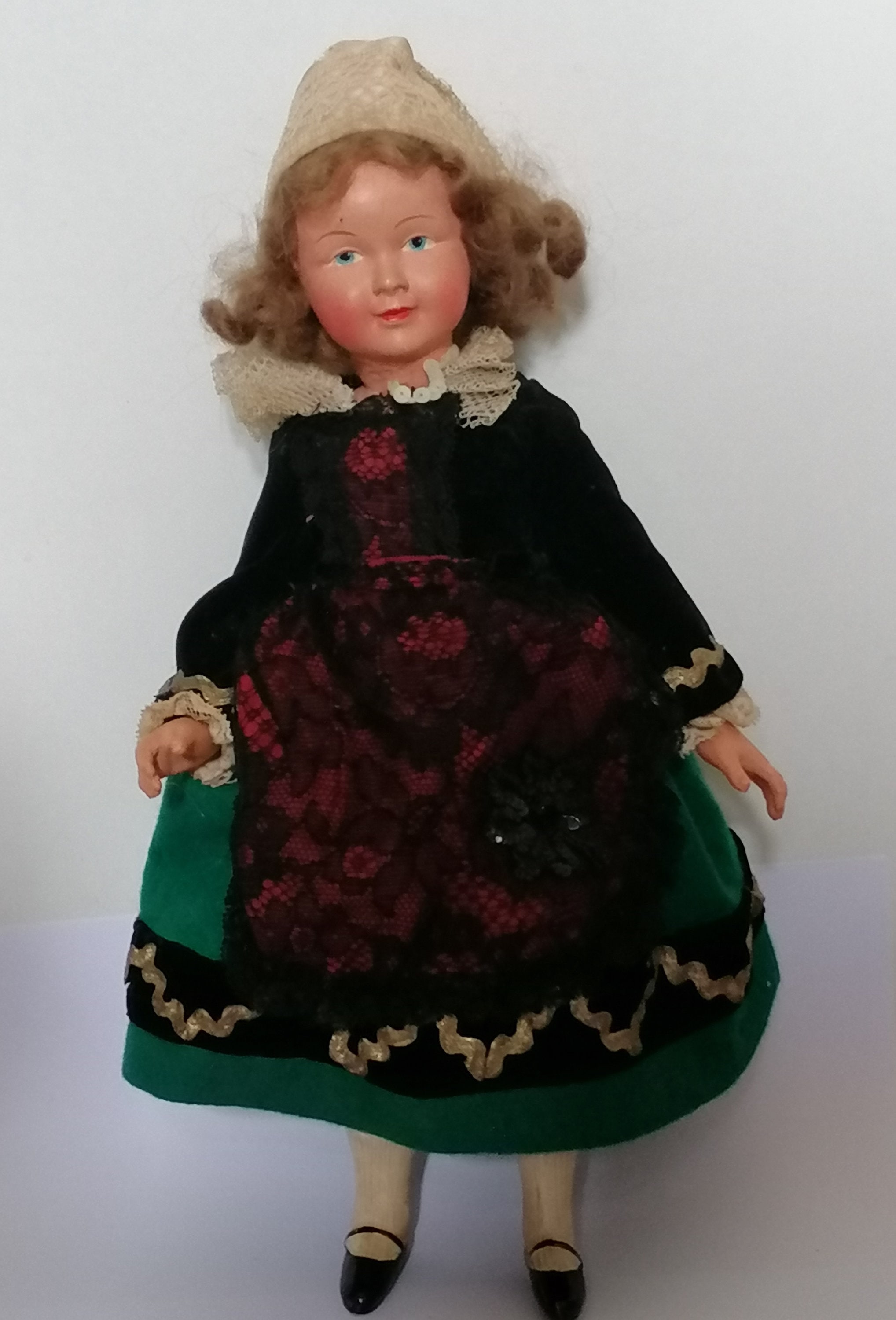 ANCIENNE BELLE POUPÉE PETIT COLIN 1950-1970 TORERO, en CELLULOÏD EUR 8,00 - FR
