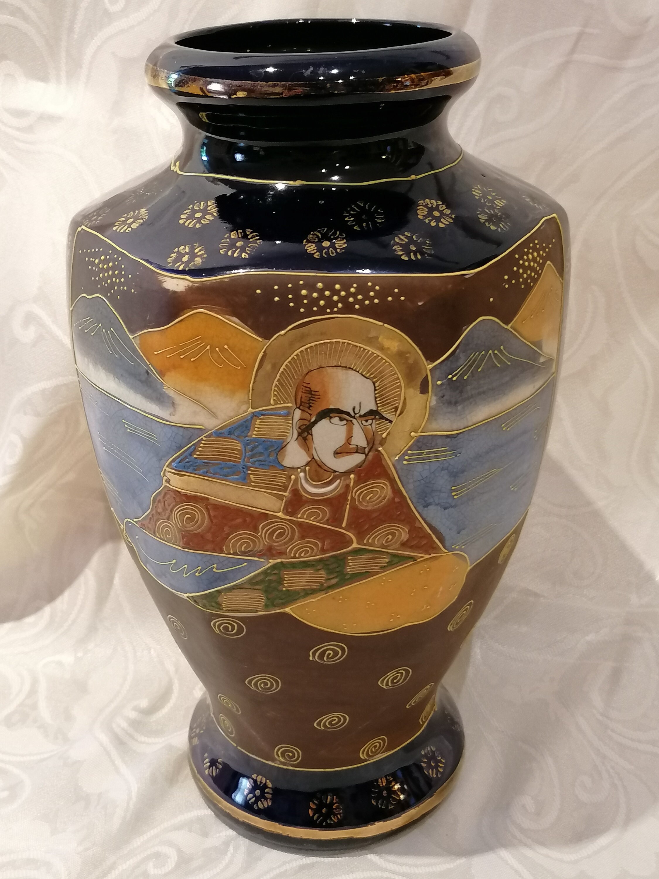 Vase en Porcelaine Vintage Satsuma Japon