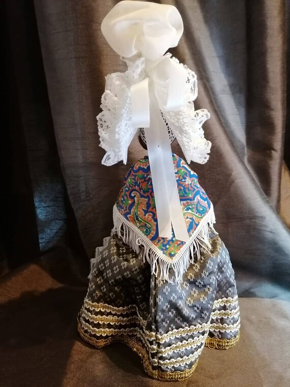POUPEE ANCIENNE : POUPÉE PETITCOLLIN EN CELLULOÏD EN TENUE DE COMMUNIANTE