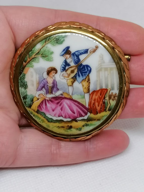 Service décor doré porcelaine de Limoges ADP vintage