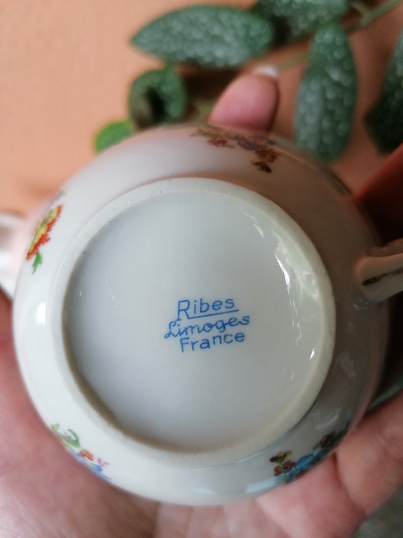 Porcelain Tea Set Limoges France Etsy