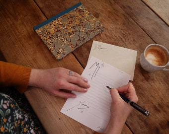 Modern calligraphy stationery set