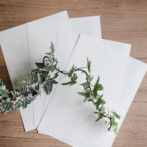 Juego de papelería para escribir cartas