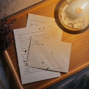 Letter writing paper and envelopes