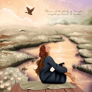 20x20cm “There is time” Print