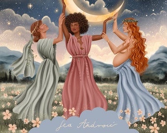 2024 Calendar A4 Daughters of the moon
