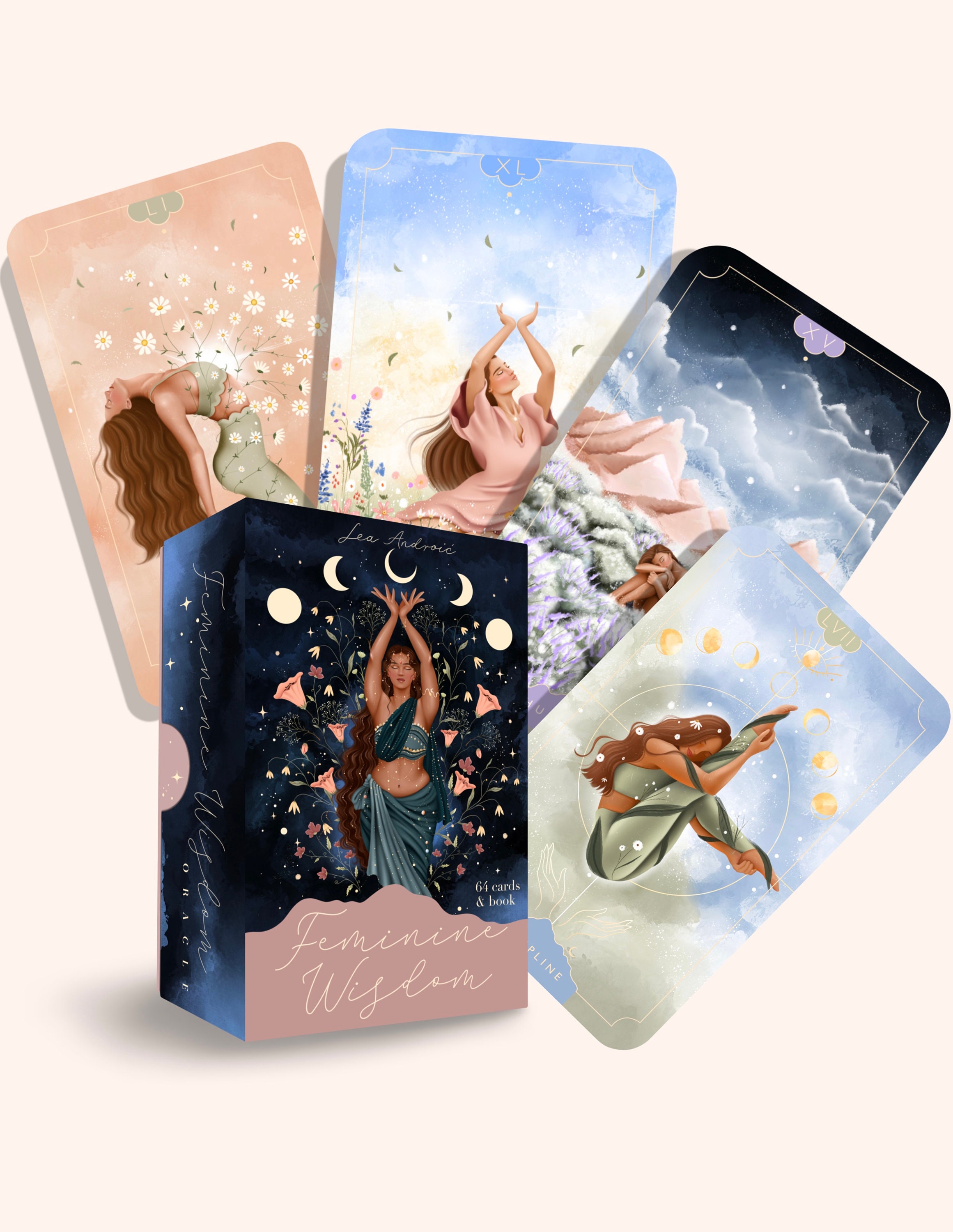 The Oracles. Orginal Oracle Card Deck by Libby Bove. Includeds Book of  Interpretations. 