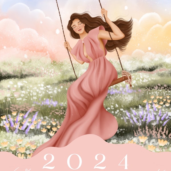 2024 Calendar A4 Women and Art