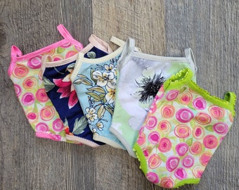 Floral doll swimsuits