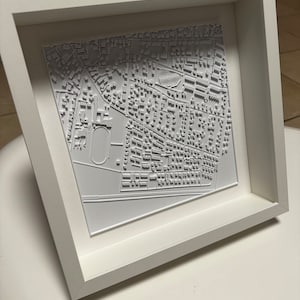 3D Karte | 3D Map | Hochzeitsgeschenk | Individel & personalisiertes Geschenk für Valentinstag , Jahrestag, Hochzeitstag