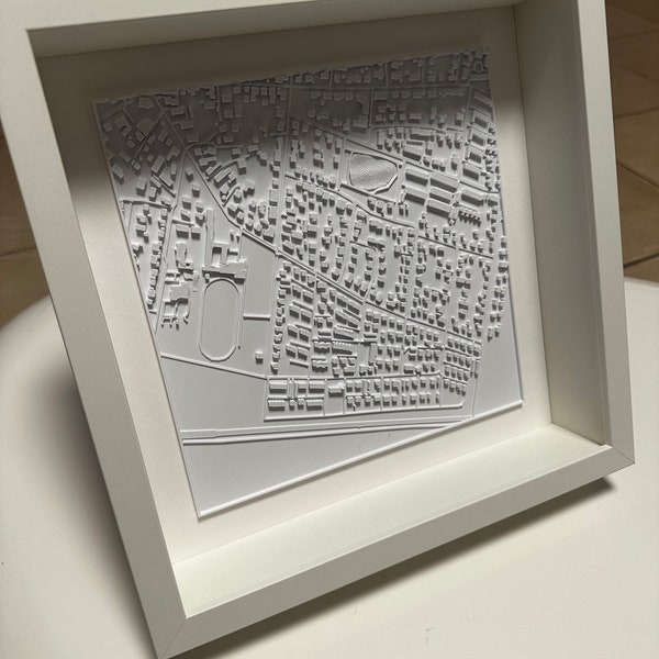 3D Karte | 3D Map | Hochzeitsgeschenk | Individel & personalisiertes Geschenk für Valentinstag , Jahrestag, Hochzeitstag