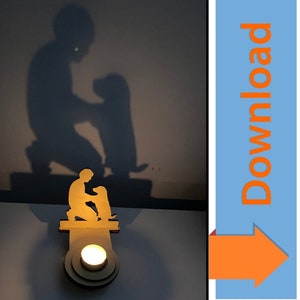 Shadow Candle - Shadowcandle Dogs / SVG / Download / Laser File / File