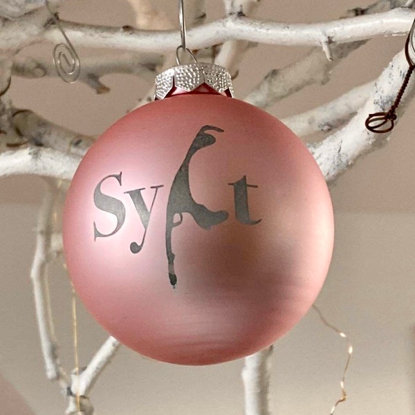 Weihnachtskugel Sylt / Graviert