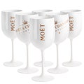 Moet & Chandon Ice Imperial Acrylic Champagne Glasses - White - Set of 6