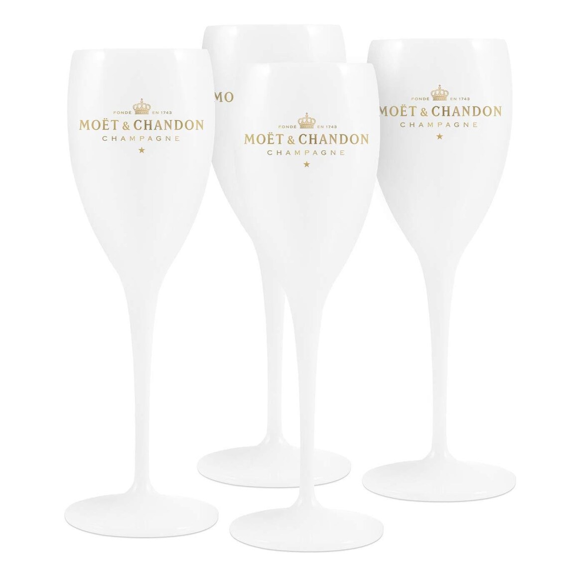 Moet & Chandon Ice Imperial Acrylic Champagne Flutes White Etsy