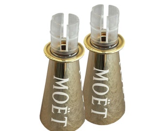 Moet & Chandon Ice Imperial Acrylic Champagne Sipper - Gold - Set of 2