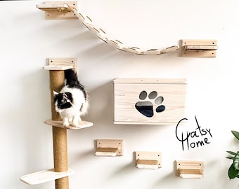 Cat shelves, Cat furniture, Cat hammock, Cat wall furniture, Katzenmöbel, Cat shelving, Cat tree, Cat playground, Cat house wall