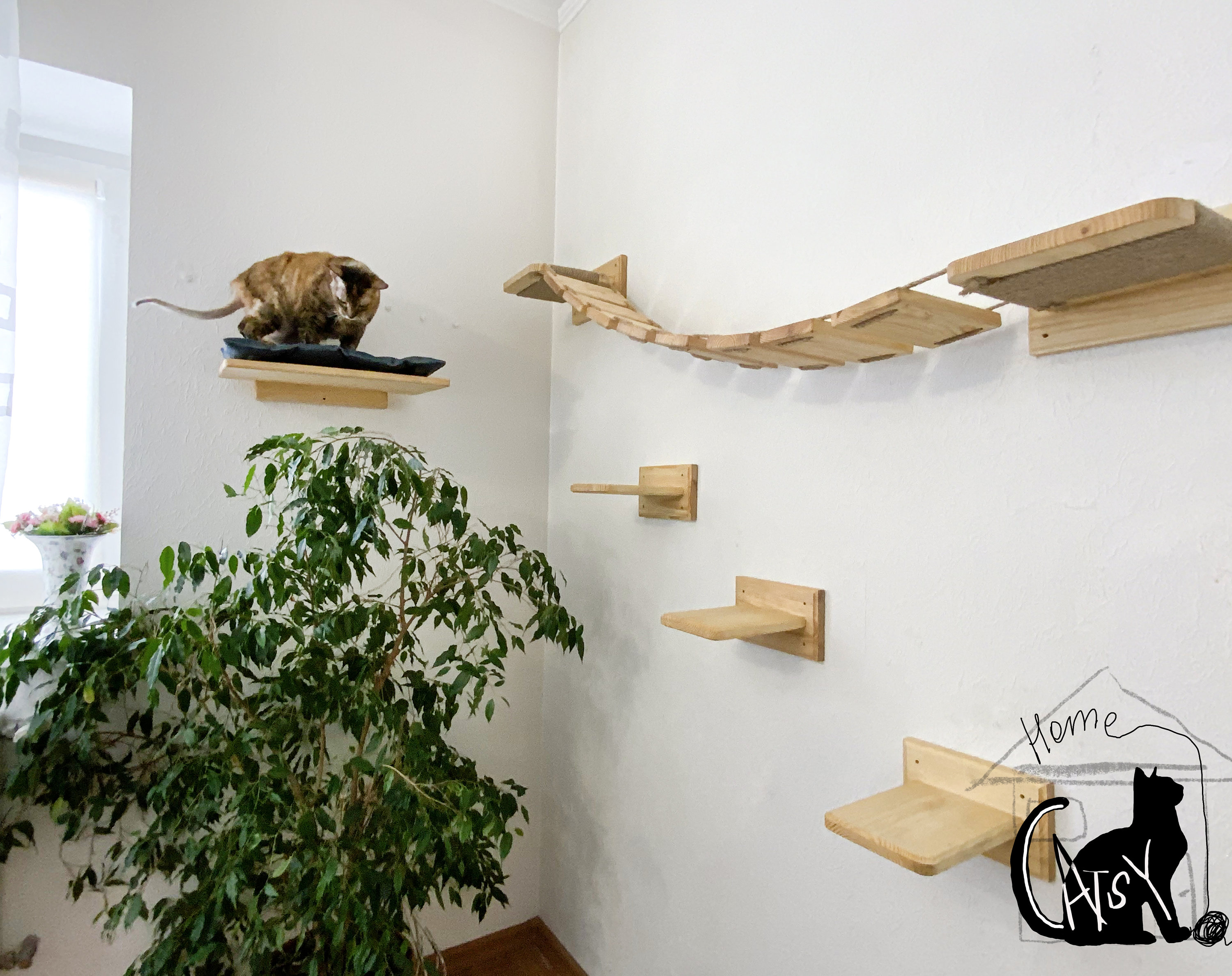 Climbing Shelves For Cats Big Cat Shelves, Large Cat Furniture For