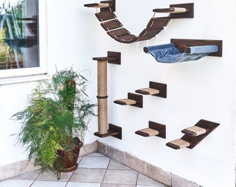 Cat shelves for wall, Cat shelf, Cat hammock, Wall mounted cat hammock, Cat furniture /CatsyHome