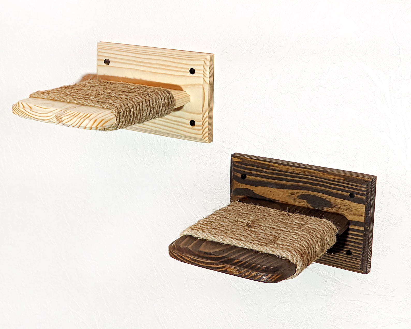 SET Cat Steps Wood Cat Shelves Cat Wall Furniture Cat Wall | Etsy