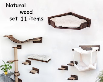 Cat shelves, Cat wall furniture, Сat couch, Cat furniture, Cat furniture wall, Cat shelves for wall, Cat bridge, Cat wall shelves, Cat steps