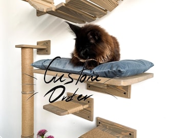 Maine Coon furniture, Big cat shelves, Cat shelves for big cats, Cat furniture for Maine Coon, Cat large furniture