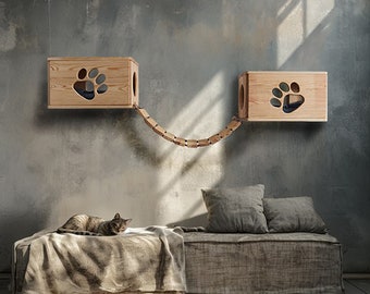 Cat furniture wall, Cat condo, Cat climbing wall, Cat bed, Modern cat tree, Wall cat tree, Cat tree wall, Wall cat furniture, Wall cat bed,