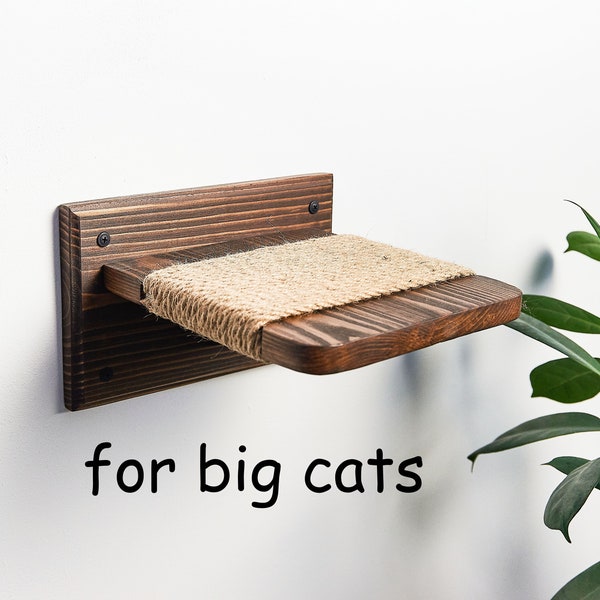 Cat steps for big cats, Large cat shelf, Cat wall shelves,  Cat bridge, Cat ladder, Cat lover gift