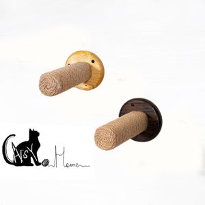Sisal Steps, Wall Shelves for Cats to Climb, Cat Wall Furniture, Cat Stairs, Cat Play Shelves, Wall-Mounted Modern Wooden Furniture for Cat