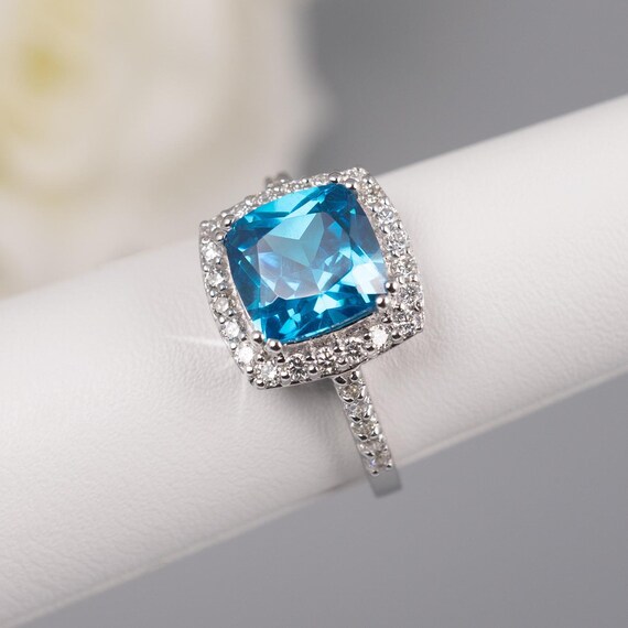 Blue stone 2024 dress rings