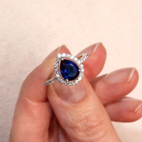 Sapphire dress rings outlet