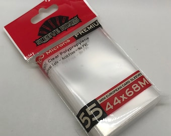 thin card sleeves Morishita Transparent Right-Angle Thin Card Sleeves 61*88mm main image 0