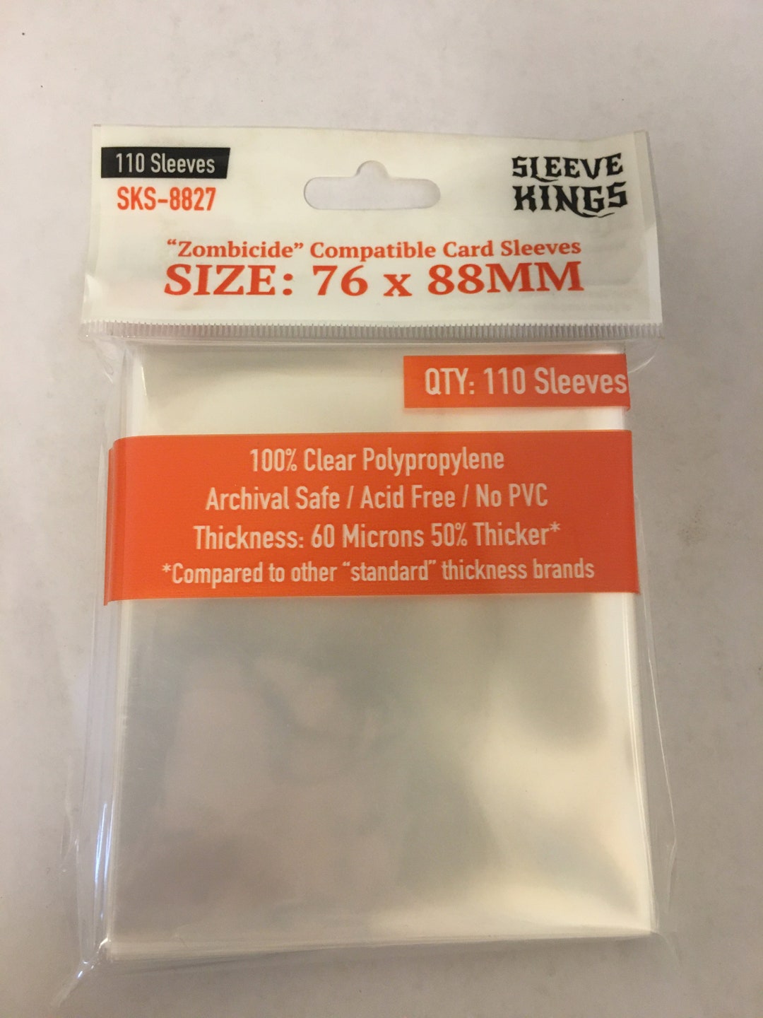 zombicide invader card sleeves "Zombicide" 2nd Edition Compatible Sleeve Bundle (8801 X 1 + 8827 X 1) they are archival Zombicide Classic Card Holders -
