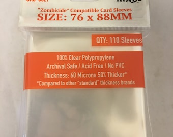Zombicide Compatible" Sleeves (76x88mm) - 110 Pack, SKS-8827