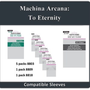 Machina Arcana: To Eternity&quot; Compatible Sleeve Bundle (8803 X 5 + 8809 X 1  8818 X 1)