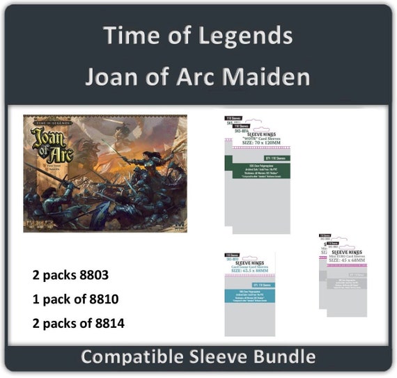 Time of Legends: Joan of Arc" Compatible Sleeve Bundle (8803 X 2 + 8810 X 1  + 8814 X 2) - Etsy