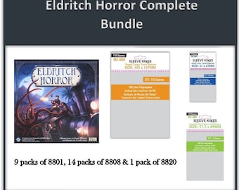 Eldritch Horror" Complete Compatible Sleeve Bundle (8801 X 9 + 8808 X 14 + 8820 X1)