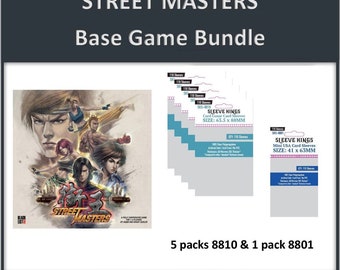 Street Masters" (Base Game) Compatible Sleeve Bundle (8801 X 1 + 8810 X 5)