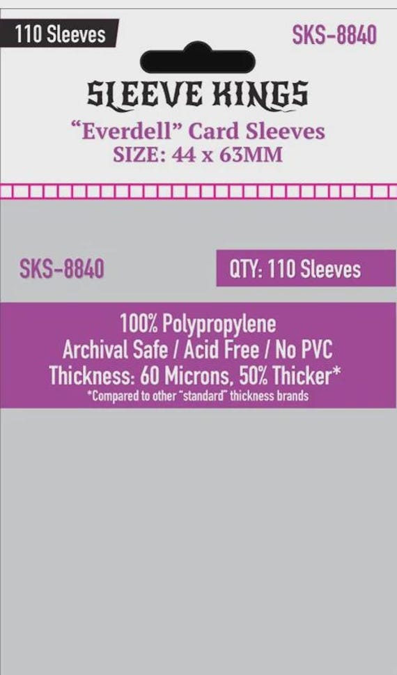 Everdell Compatible All-In Card Sleeve Bundle (8840 X 2 + 8810 X 5)