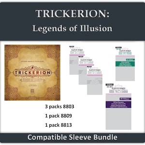 Trickerion: Legends of Illusion All In&quot; Compatible Sleeve Bundle (8803 X 3 + 8809 X 1  8813 X 1)