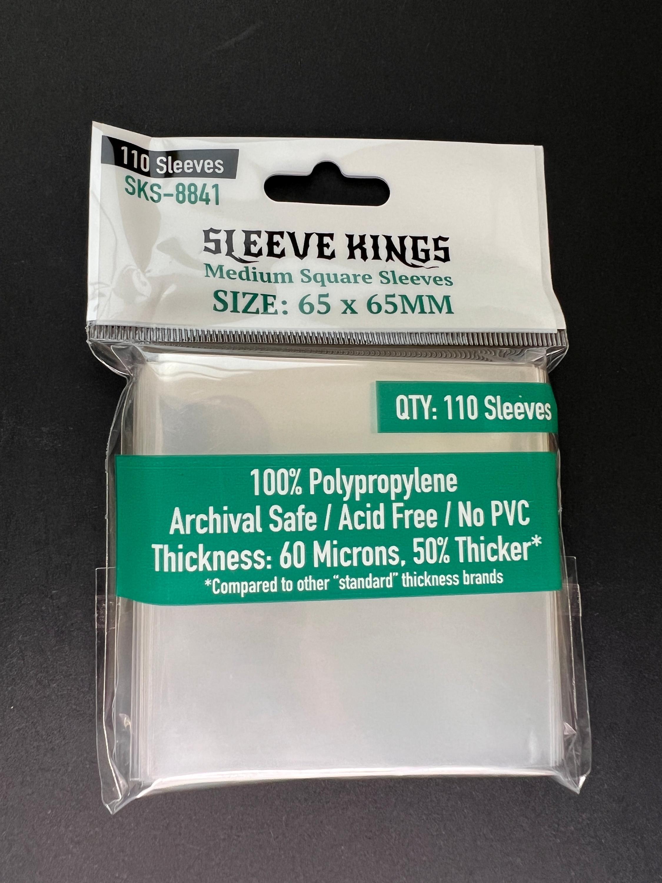 Fundas Sin ácido Fundas Cuadradas Medianas Sleeve Kings - 80 X 80 Mm, Paquete De 110, Protección Sin Ácido Para Tarjetas Y Coleccionables Pack 110 Fundas Fundas Sin ácido Fundas Cuadradas Medianas Sleeve Kings - 80 X 80 Mm, Paquete De 110, Protección Sin Ácido Para Tarjetas Y Coleccionables Pack 110 Fundas